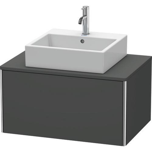 Duravit XSquare Konsolenwaschtischunterbau wandhängend Graphit Matt 800x548x400 mm - XS4900049490A00 XS4900049490A00