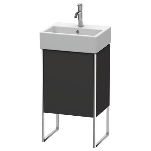 Duravit XSquare Waschtischunterbau bodenstehend Graphit Supermatt 434x340x731 mm - XS4470R8080 XS4470R8080