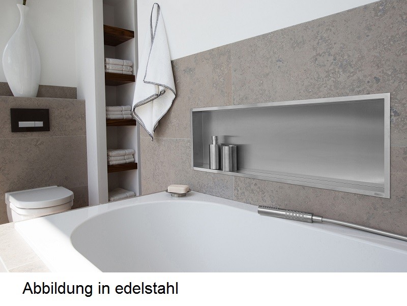 ESS BOX 10 Creme Wandnische 90x30x10 cm mit Rahmen Poliert, inkl. Rohbauset, BOX-90x30x10-PC BOX-90x30x10-PC Image