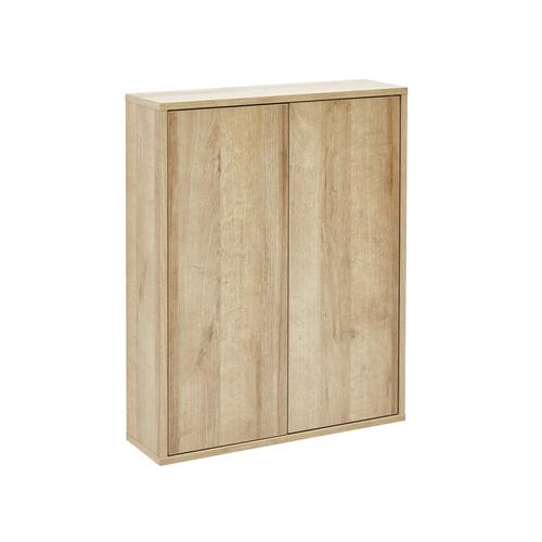 Fackelmann FINN Doppel-Hängeschrank ,60x75x20,5,AsEi-AsEi,2T, Push, 84622 84622