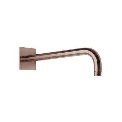Herzbach spa ix pvd wandarm 350 rosette 70 eckig copper, Copper Steel, 21.960350.2.39 21.960350.2.39 Image