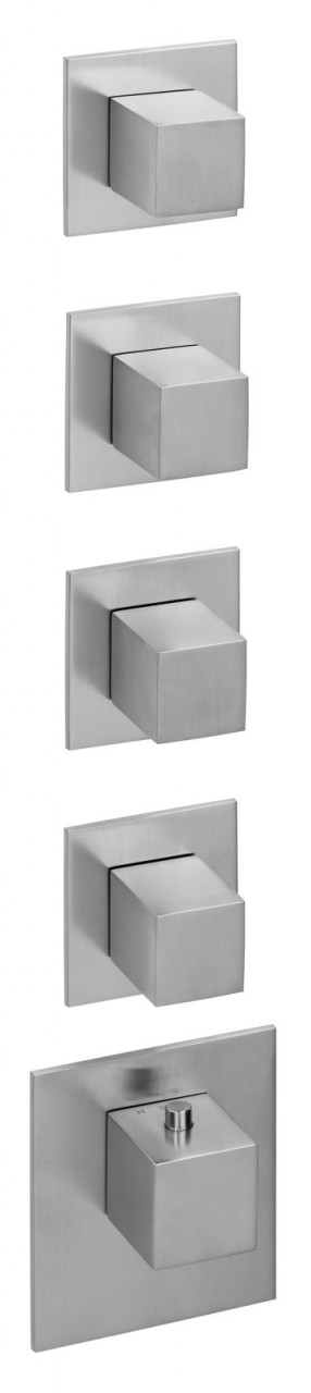 Herzbach Logic XL iX 4 Farbset 5 Blenden eckig 5 Griffe eckig gebürstet, 11.524010.2.09 11.524010.2.09 Image