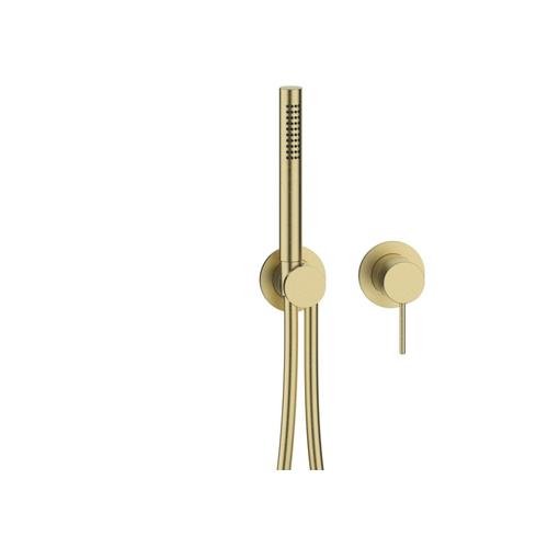 Herzbach MODUL7 Hebelmischer-Farbset 1 Verbraucher Brass Steel, 70.701002.1.41 70.701002.1.41