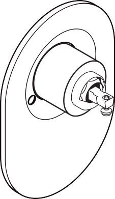 Hansgrohe Umrüstset Axor Terrano Kugel auf M3 Brausenmischer Unterputz satinox, 96384810 96384810 Image