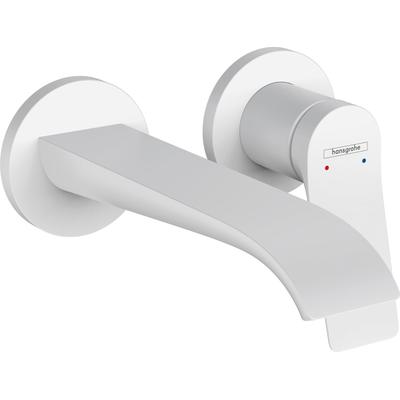 Hansgrohe 2-Loch Waschtischmischer Unterputz Vivenis F-Set 195 mm Auslauf mattweiss, 75050700 75050700 Image