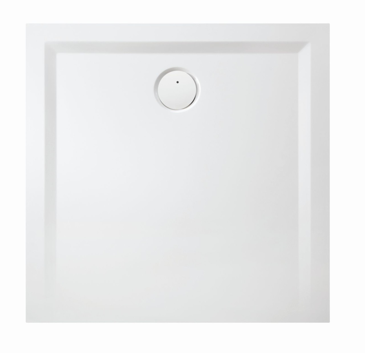 Hoesch Duschwanne Muna 700x700x30 ohne Antirutsch, Material Solique, weiß, 4221xA.010 4221xA.010 Image