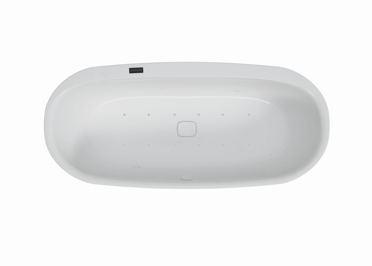 Hoesch Whirlpool iSensi Oval 1700x750 Monolith System iSensi Weiß, BiColor Weiß-Grau, 3844i.11231000 3844i.112310001 Image