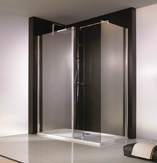 HSK Walk In Atelier Frontelement + festes Seitenteil + freistehende Seitenwand 1710xxx1730xxx Image