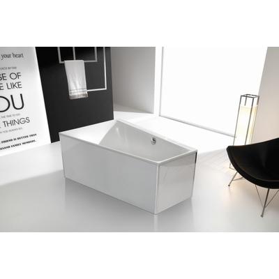 Hoesch Glasverkleidung weiß für freistehende Badewanne Sechseck 170x80 47764.550 47764.550 Image