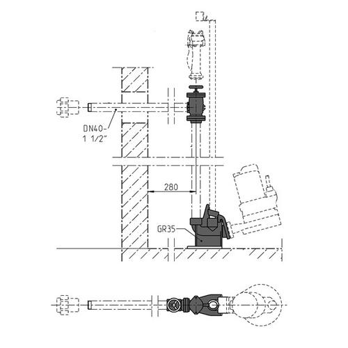 Jung Pumpen S-Zubehör Armaturen Dn40 Mc JP48923