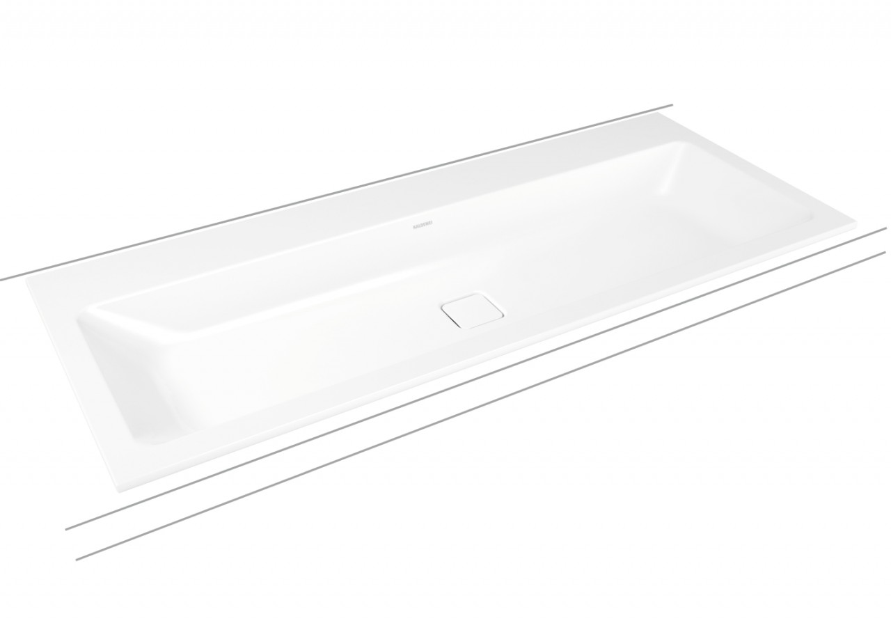 Kaldewei Einbauwaschtisch CONO Mod.3082, 1200x500, alpinweiß matt,PEFF,AD,m. 3HL 901806033711 Image