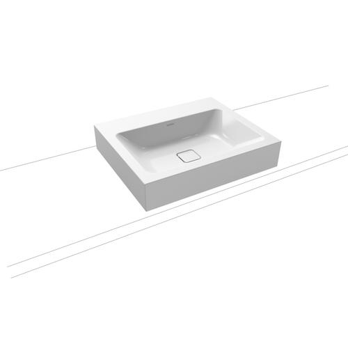 Kaldewei Aufsatzwaschtisch CONO Mod.3085, 600x500, alpin,PEFF,AD,m. 1HL,oÜL,inkl. BBL 902106173001