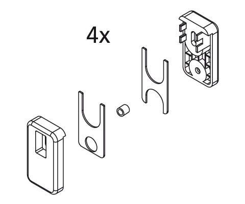 Kermi EBI2030 Set Bandungen, weiss, 2534220 2534220 Image