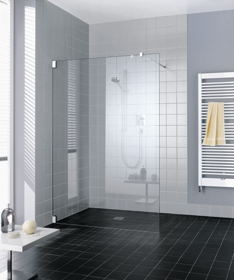 Kermi Walk-In Filia TWF 1000x2000, silber hochglanz, ESG Opaco, FITWF10020VUK FITWF10020VUK Image