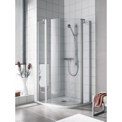 Kermi Viertelkreis Ibiza 2000 S1L 0800x1850, weiss, ESG klar mit KermiClean, I2S1L080182PK I2S1L080182PK Image