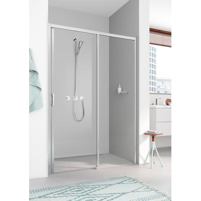 Kermi Gleittür Liga D2R 1830x2000 GAK: 1780-1830, silber hochglanz ESG klar LID2R18320VAK Image