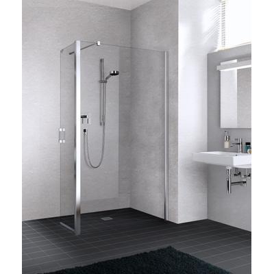 Kermi Walk-In Liga T1R 1000x2000, silber hochglanz, ESG klar mit KermiClean, LIT1R10020VPK LIT1R10020VPK Image