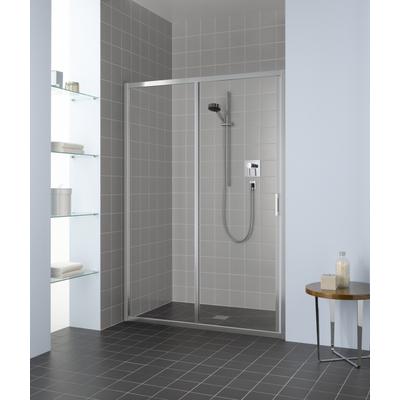 Kermi Gleittür Liga G2L 1450x1850, silber mattglanz ESG klar mit KermiClean LIG2L145181PK Image