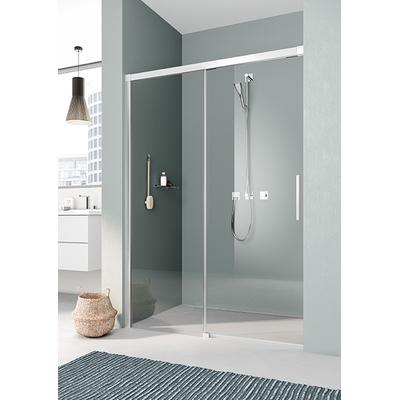 Kermi Gleittür Nica L2R 1800x2000, silber hochglanz, ESG klar mit KermiClean, NIL2R18020VPK NIL2R18020VPK Image