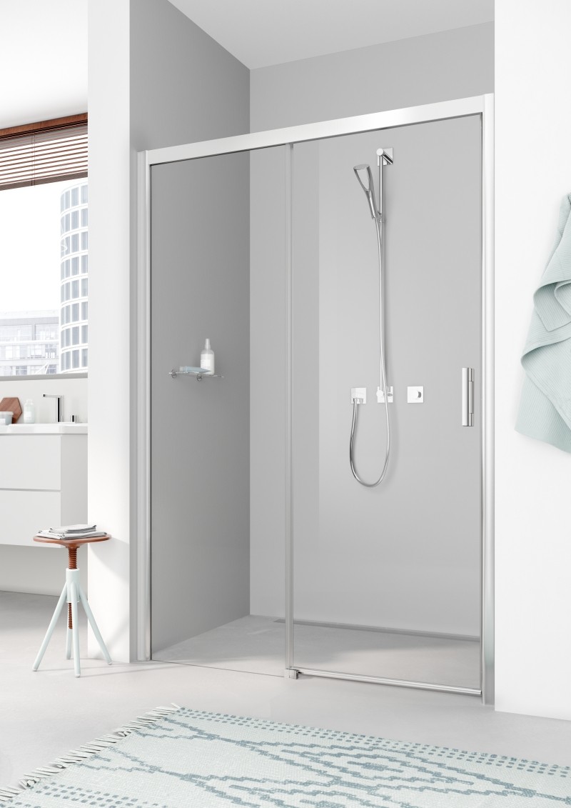 Kermi Gleittür Pega D2L 1830x1850 GAK: 1790-1810 SIHG ESG Opaco Clean, PED2L18318VYK PED2L18318VYK Image