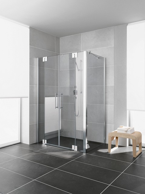 Kermi Pendeltür Pasa XP PTF 1300x1850, silber mattglanz, ESG klar, PXPTF130181AK PXPTF130181AK Image