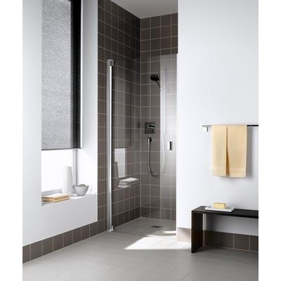 Kermi Pendeltür Raya 1TR 0880x2000, silber hochglanz, ESG Opaco mit KermiClean, RA1TR RA1TR08820VYK Image