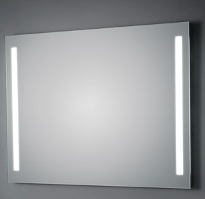 KOH-I-NOOR LED Wandspiegel mit Seitenbeleuchtung, B: 800, H: 1000, T: 33 mm L45728 Image