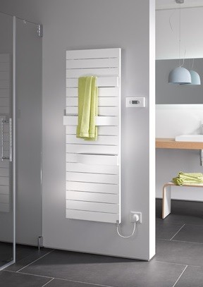 Kermi Badheizkörper Tabeo-E BH1437x101x500mm max.P800, weiß, FKS li. weiß, Schuko, TBE101500502IXK TBE101500502IXK Image