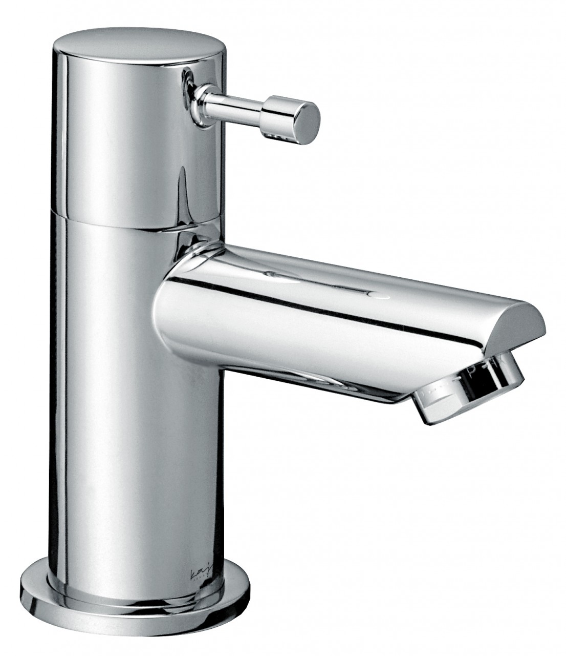 Kaja Ipuri Standventil DN 15, Ausladung 90mm mit Rosette u. Schlauch, velourschrom 20505-E Image