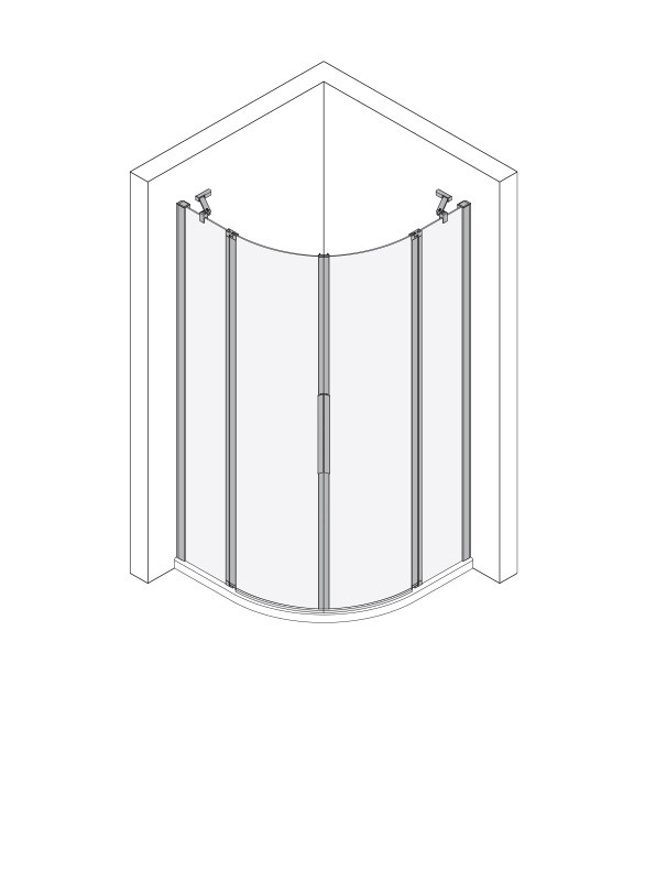 Koralle Viertelkreis myDay VPFS R550 L 80, VB21708020AA1 VB21708020AA1 Image