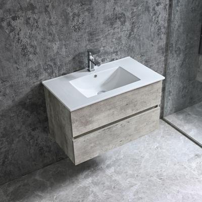 Neuesbad Serie 70 Waschtischset B:80, T:46, H:50cm, grau NBHT80102