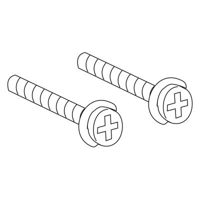 Mepa Befestigungsschrauben, für Grundrahmen Bet.platte, 590780 590780 Image