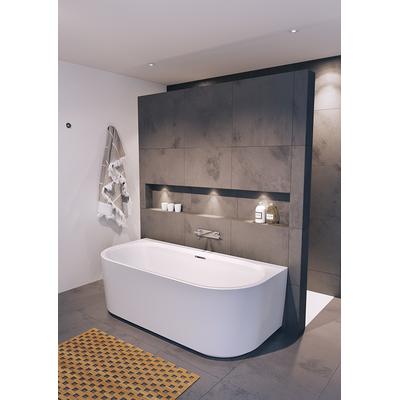 Riho wandstehende Badewanne Desire 180x84 B2W seidenmatt weiß/schwar, B089003220 B089003220 Image