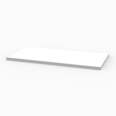 Sanipa Arbeitsplatte variabel (2morrow), AP02843 Weiss-Soft, H:16, B:350-2000, T:350 mm AP02843