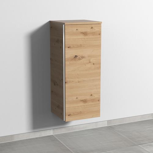 Sanipa 3way Mittelschrank mit 1 Tür, Eiche Natural-Touch, BR12185 BR12185