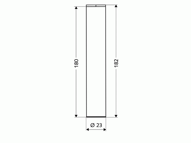 "Schell Eckventil Designblende Baulänge 180mm 3/8" chrom 230630699" Image