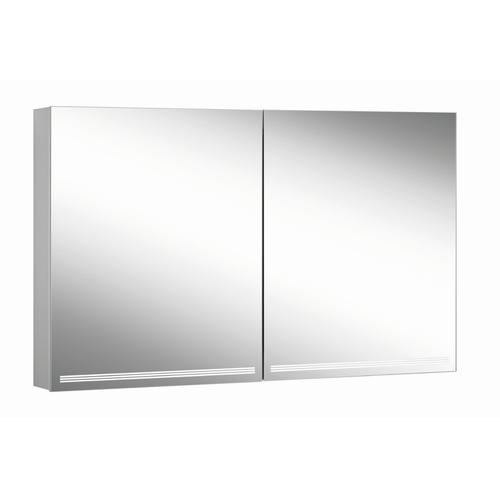 Schneider Spiegelschrank GRACE Line TW 120/2/TW, silbereloxiert, 116.520.02.50 116.520.02.50