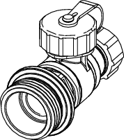 "Tece floor Füll-/Entleerungshahn G 1" für TECEfloor Push Heizkreisverteiler, 77990078 77990078" Image
