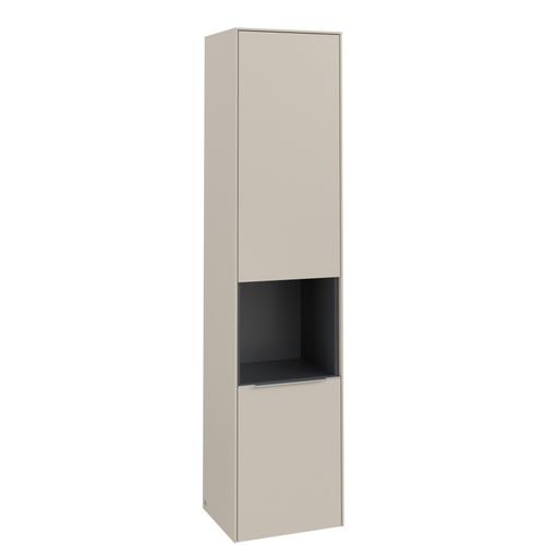 Villeroy & Boch Subway 3.0 Hochschrank, 2 Türen, 400 x 1710 x 346,5 mm, Cashmere Grey / Cashmere Gre C58900VN