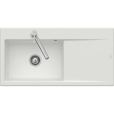 Villeroy & Boch Einbauspüle Subway Style 60 Flat 1000x510mm Exc-Garn. IB li Keram. Stone White cplus 33622FRW Image