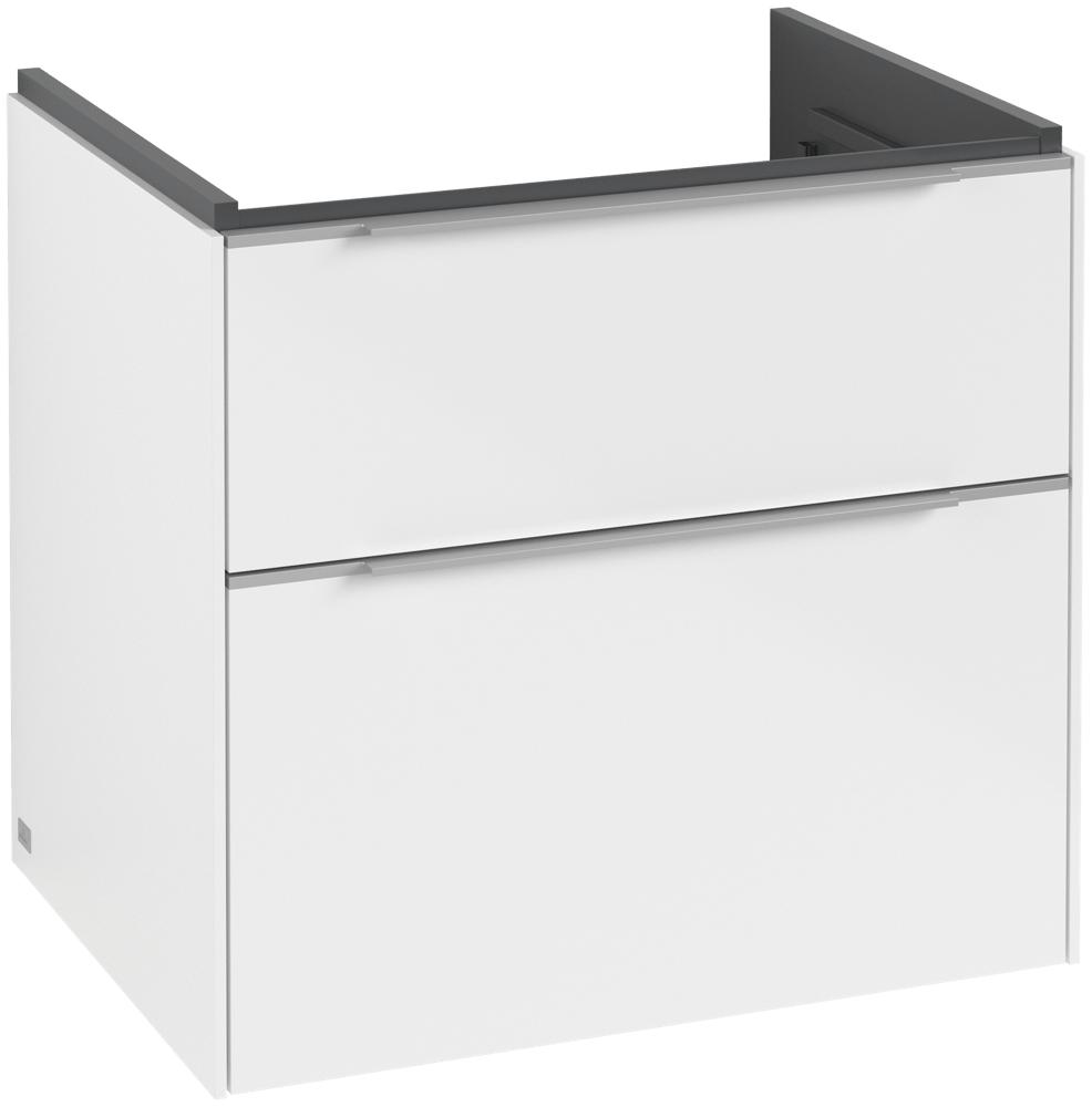 Villeroy & Boch Subway 3.0 Waschbeckenunterschrank, mit Beleuchtung, 2 Auszüge, 622 x 579 x 478 mm, C576L0VE Image
