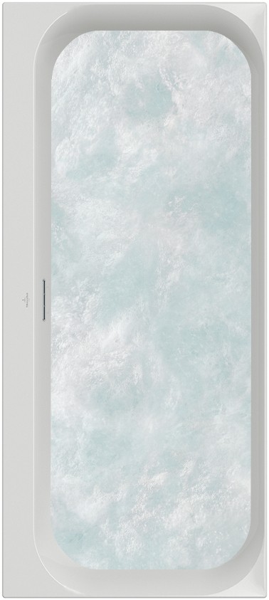 Villeroy & Boch Loop & Friends rechteckige Badewanne, mit Whirlpoolsystem Airpool Entry (AE), inklus UAE170LSF2B1VRW Image