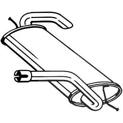 Bosal Endschalldämpfer [Hersteller-Nr. 154-535] für Ford Image