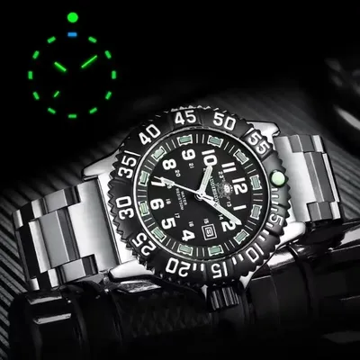 ADDIESDIVE NEW Quartz Watch Men Wristwatch 316L Stainless Steel 50m Waterproof Watch Luminous Hand