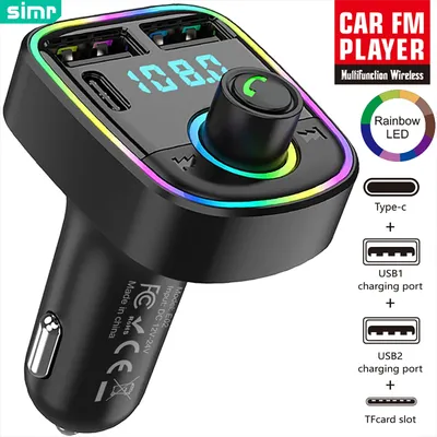 Bluetooth FM Transmitter Handsfree Car Radio Modulator MP3 Player With USB Super Quick Charge
