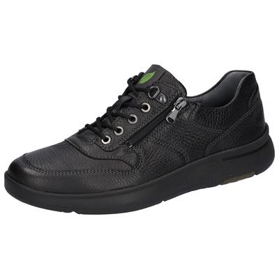 Schnürschuh WALDLÄUFER "HEIKO", Herren, Gr. 10 (44,5), schwarz, Nappaleder, unifarben, sportlich, Schuhe, Komfortschuh, Bequemschuh, Sneaker in Schuhweite H (= sehr weit) Image