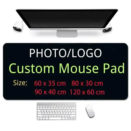 Tapis de jeu personnalisé 60x35cm tapis de souris Image personnalisée tapis de bureau de jeu de table tapis de jeu personnalisé impression HD, tapis de souris en caoutchouc Xxl