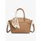Damen Handtasche Bucket-Taschen PU-Leder B¨¹ro Täglich Festtage Reißverschluss Schals Hohe Kapazität Langlebig Multi-Carry Feste Farbe Hellbraun Khaki Beige
