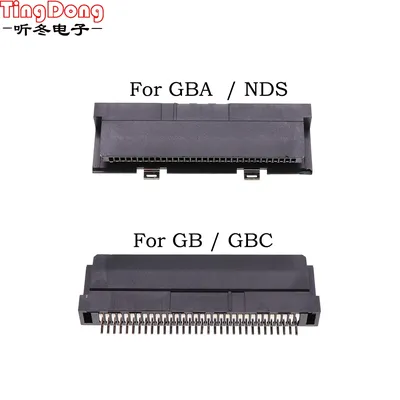 1PCS For GBA NDS slot 32pin game cartridge card slot connector adapter reader for GameBoy Color for