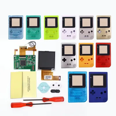 2.2 inch GBP IPS LCD Backlight Replacement Screen Mod Kits HighLight screen kit for GameBoy Pocket